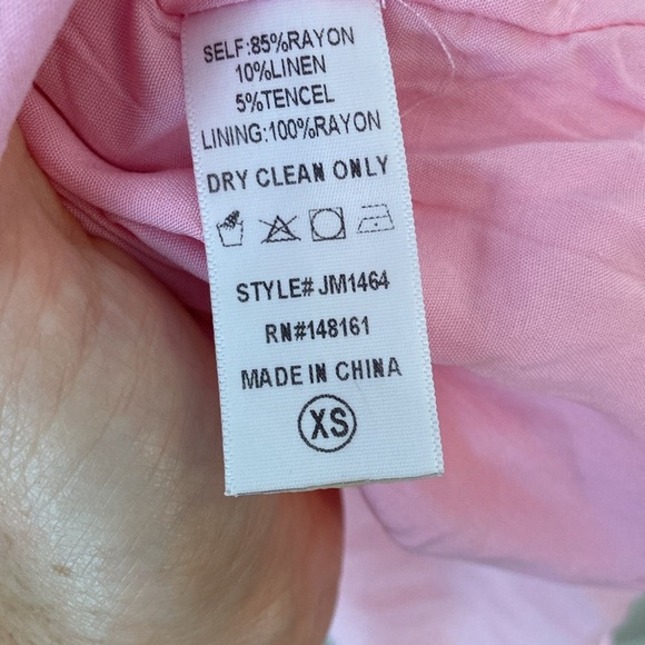 J Marie Pink Embroidered Dress - Picture 4 of 4